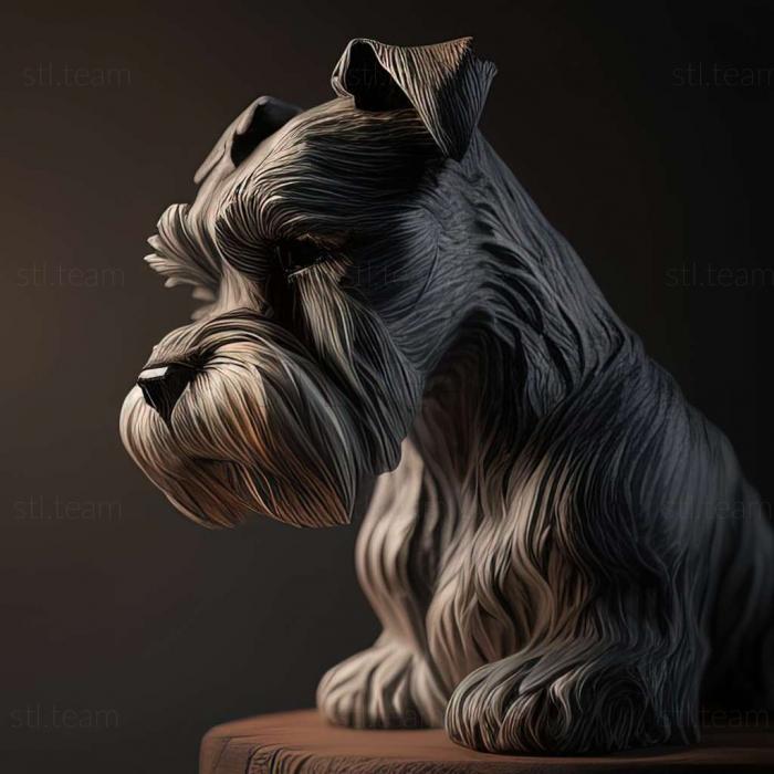 Zwergschnauzer dog